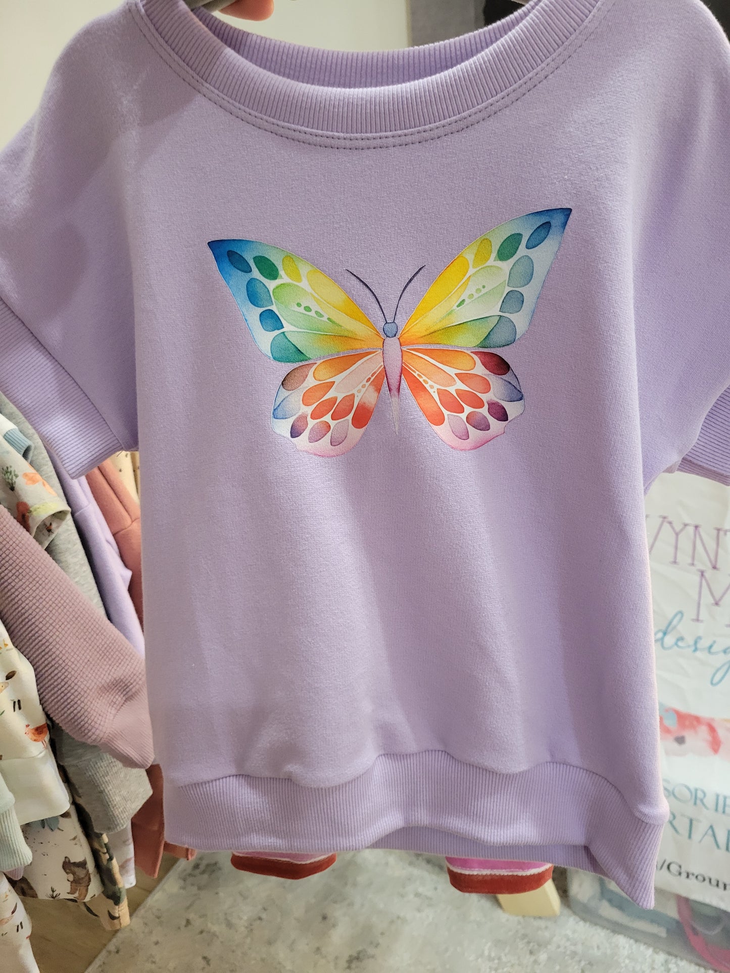 Butterfly Dolman & Leggings Set