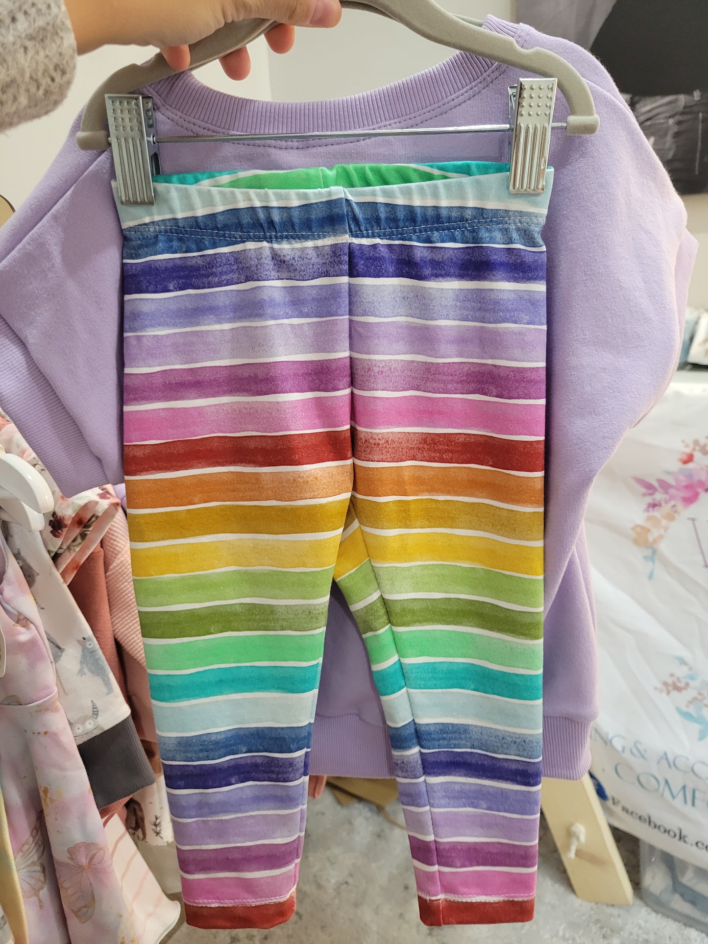 Butterfly Dolman & Leggings Set
