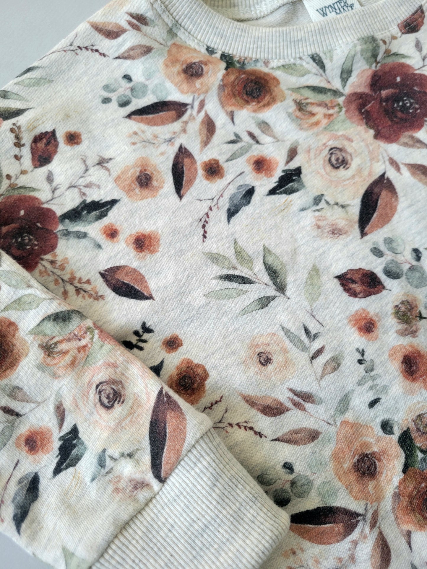 Dusty Fall Floral Dolman