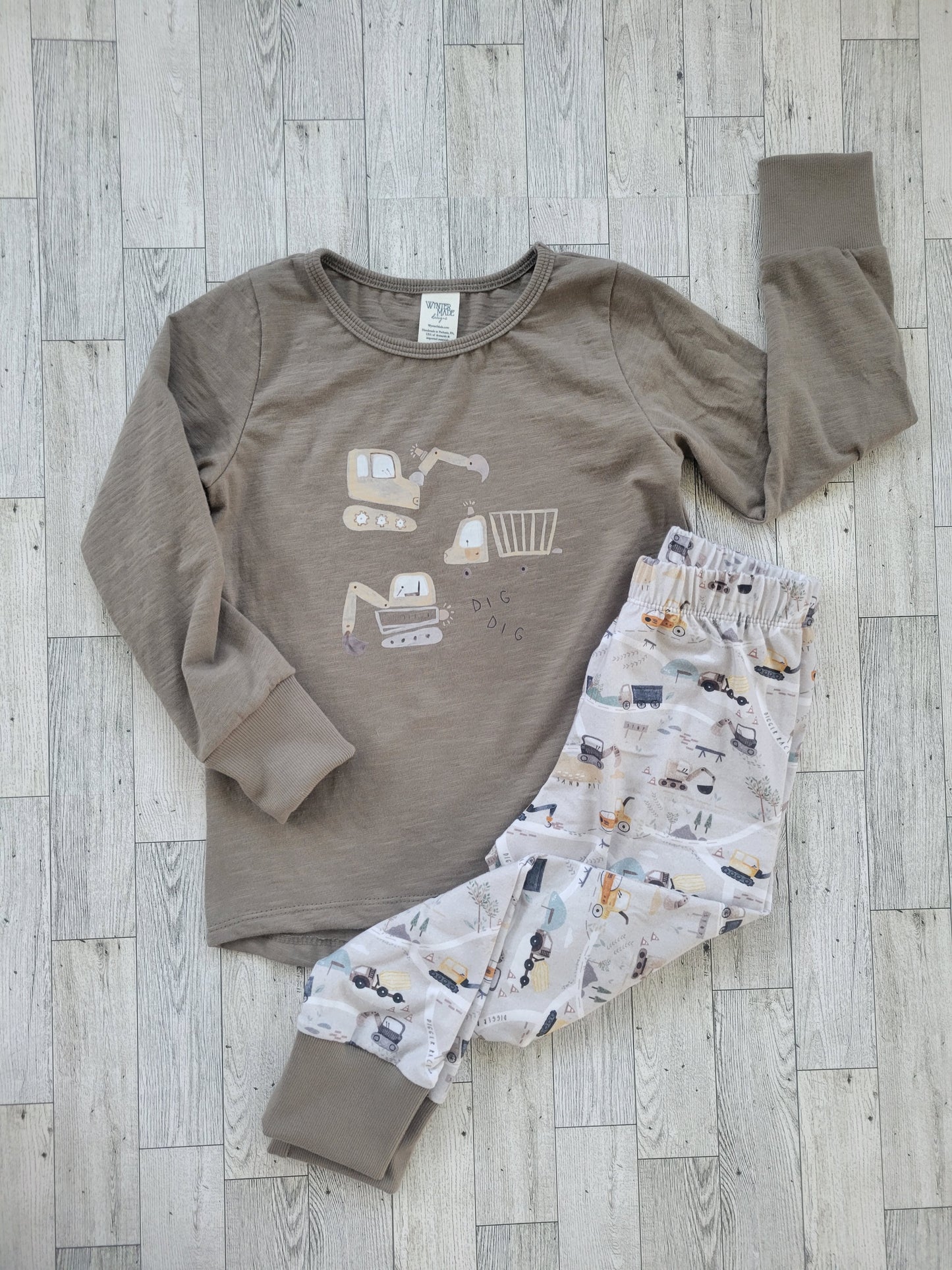 Digger Tee & Play Pant Set