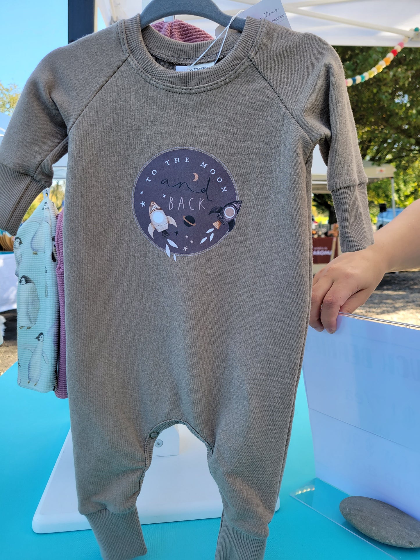 "Too The Moon" Organic Cotton Romper