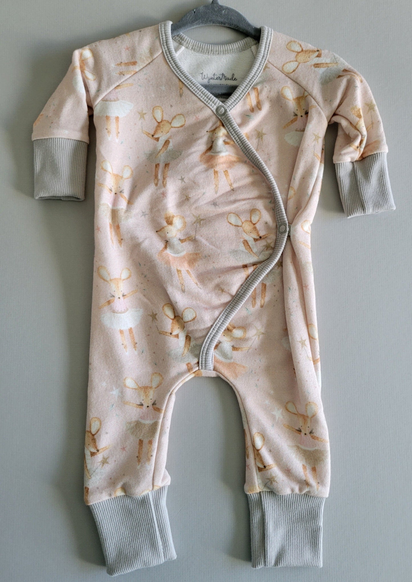 Ballerina Mice Wrap Romper