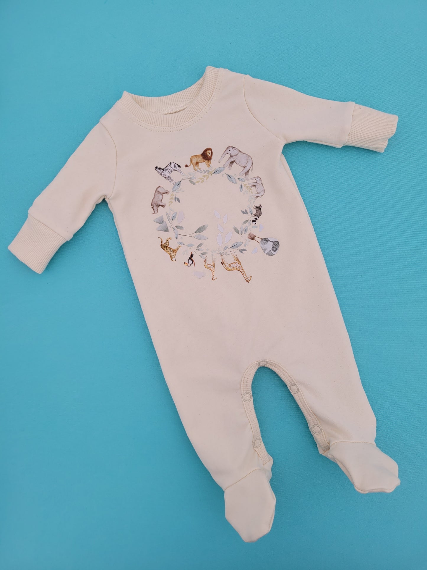 Animal World Footed Sleeper