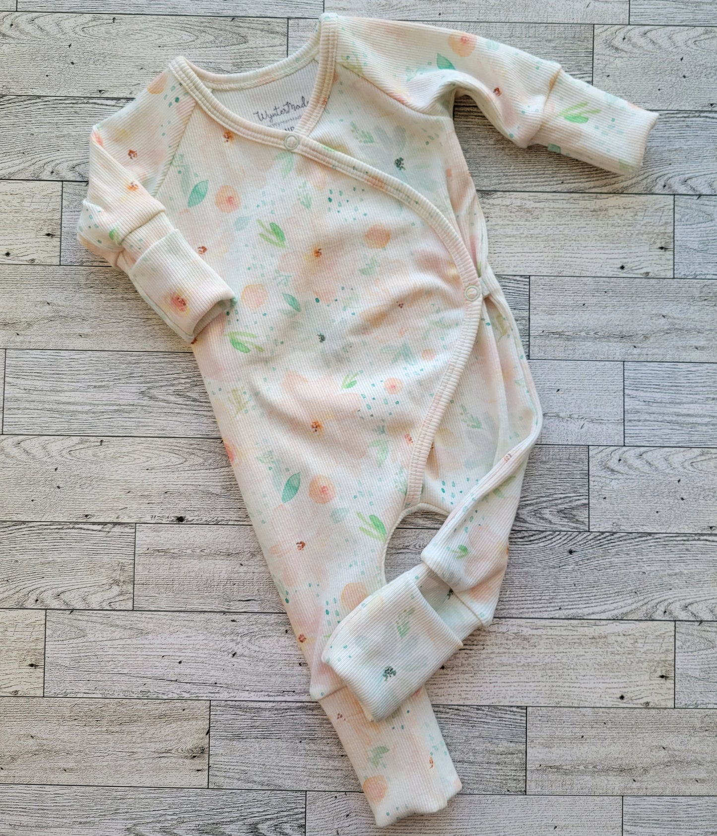 May Flowers Wrap Romper