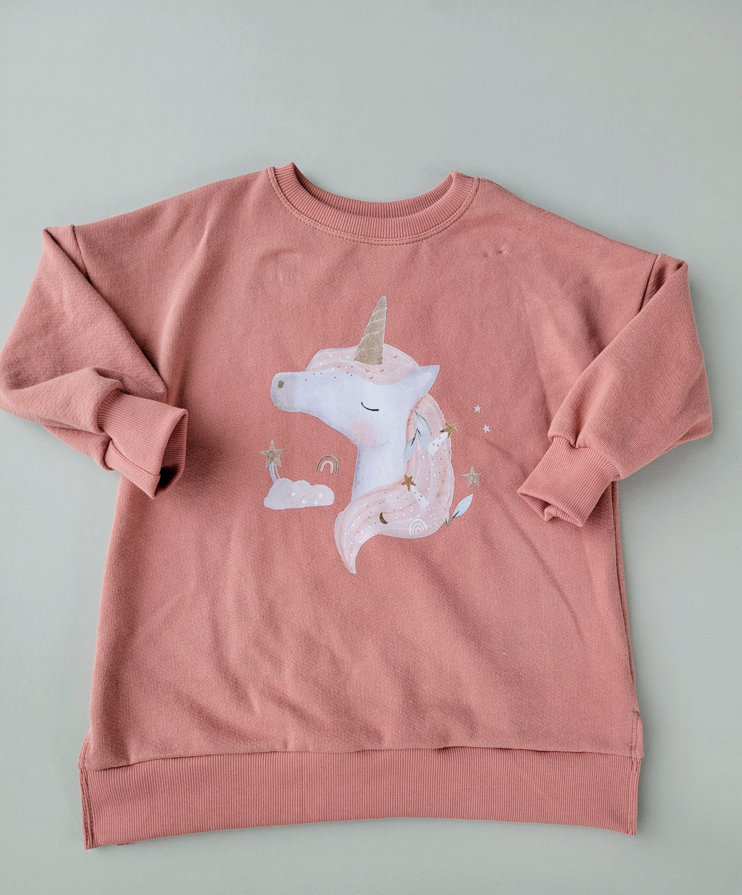 Unicorn Oversized Sweatshirt Tunic