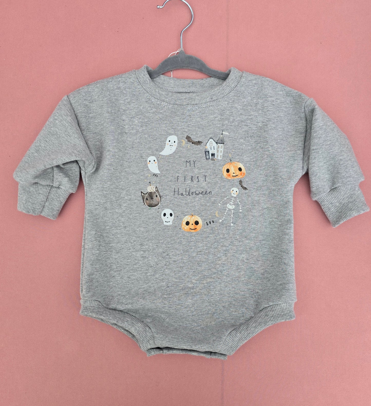 "My First Halloween" Bubble Romper