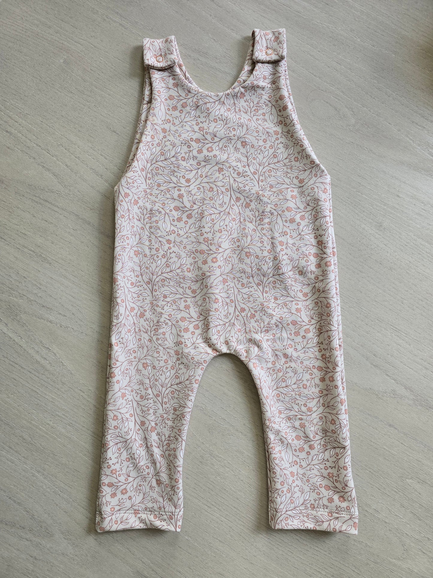 Whimsy Floral Overalls