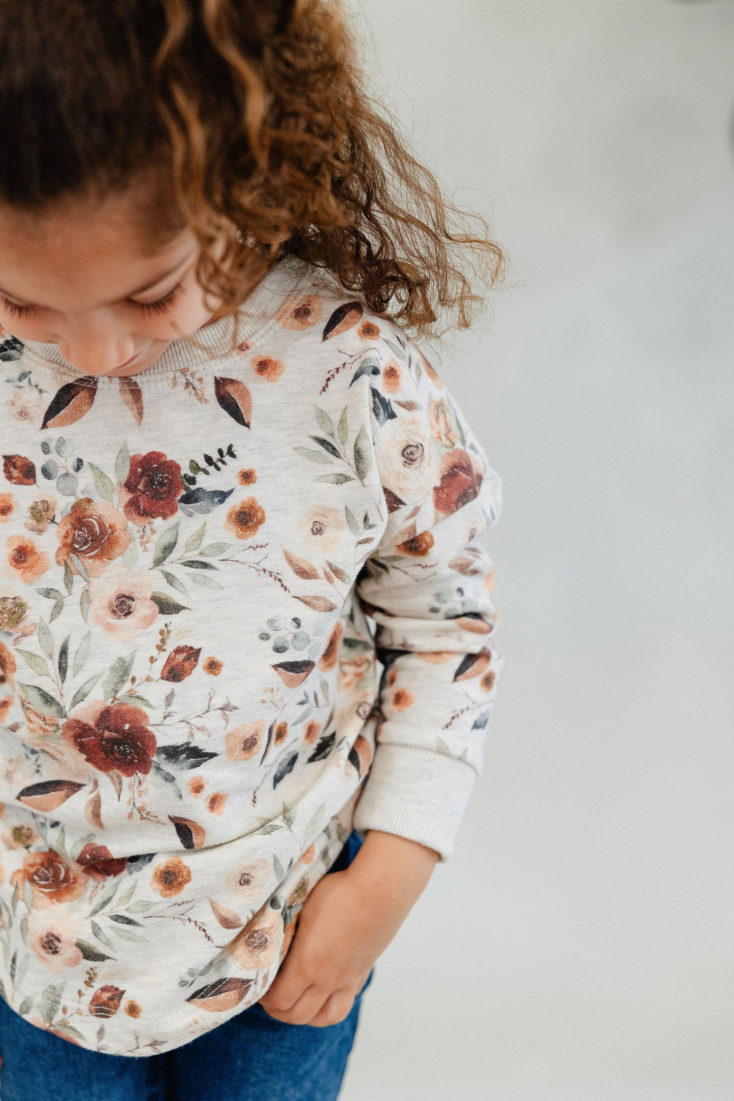 Dusty Fall Floral Dolman