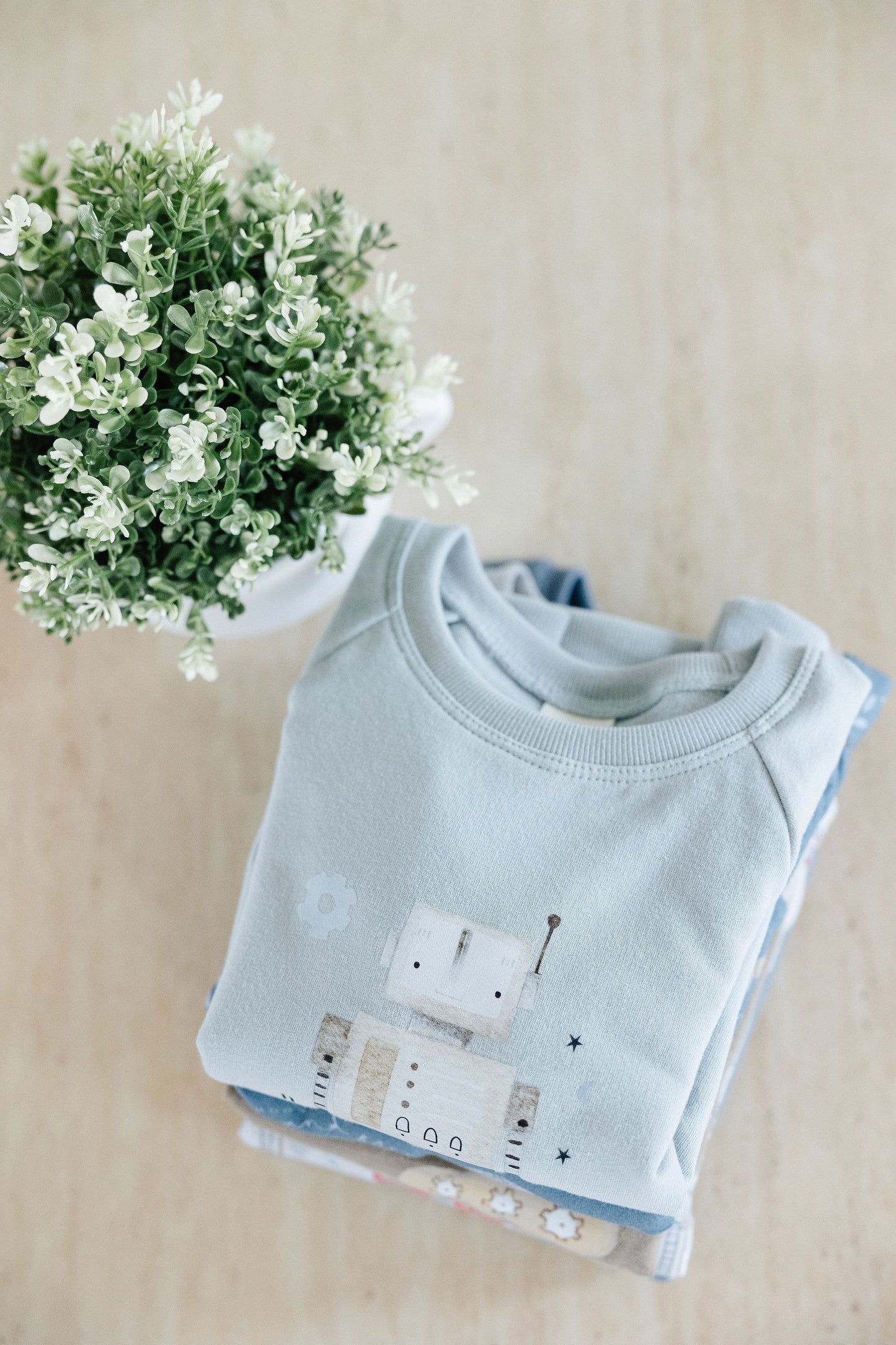 Robot Crew Neck & Harem Set