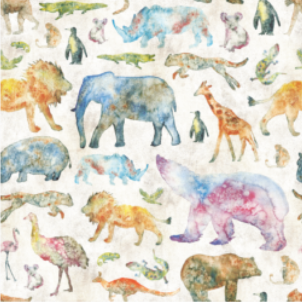 Minky Blanket- Animals