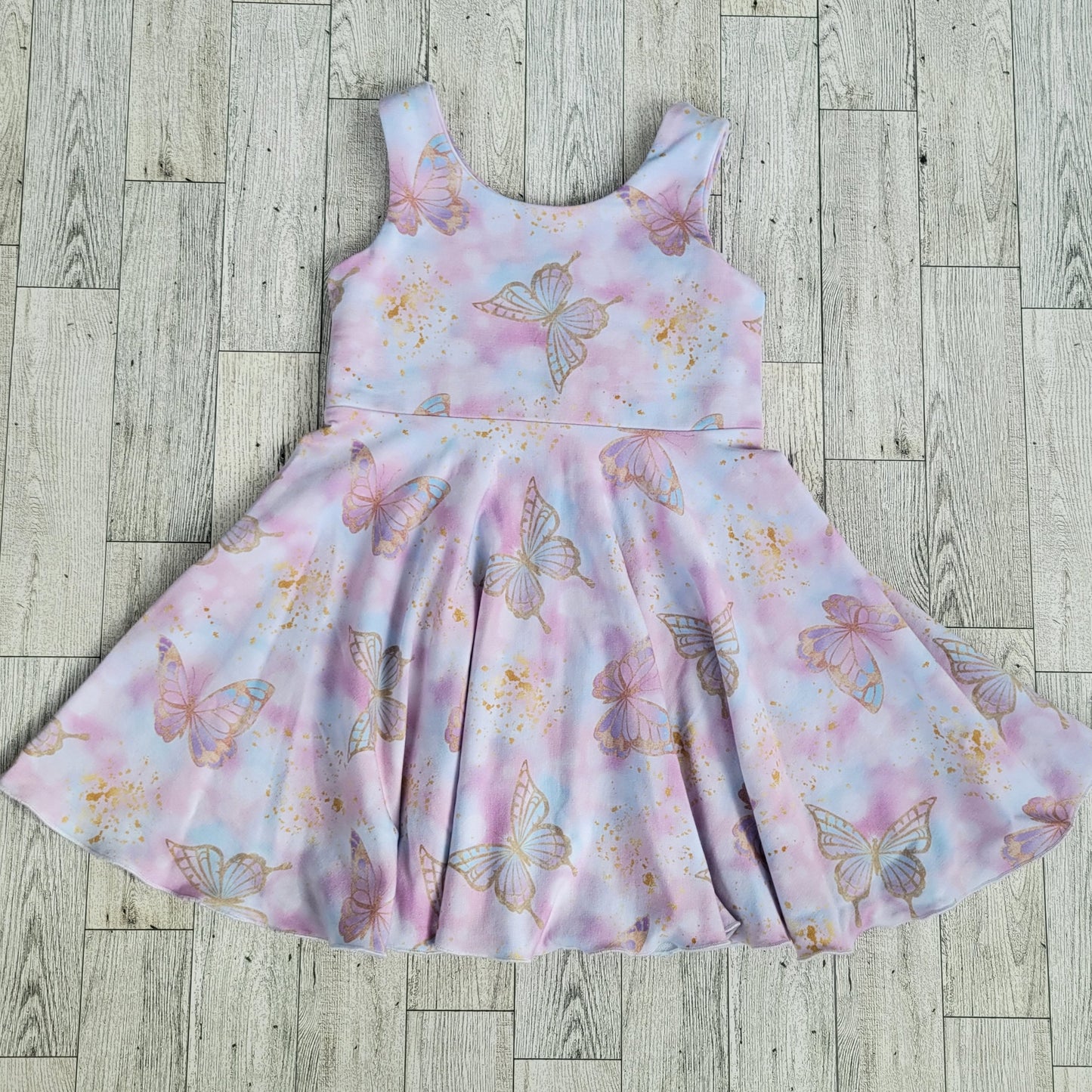 Bokeh Butterfly Tank Twirl Dress *12-18m
