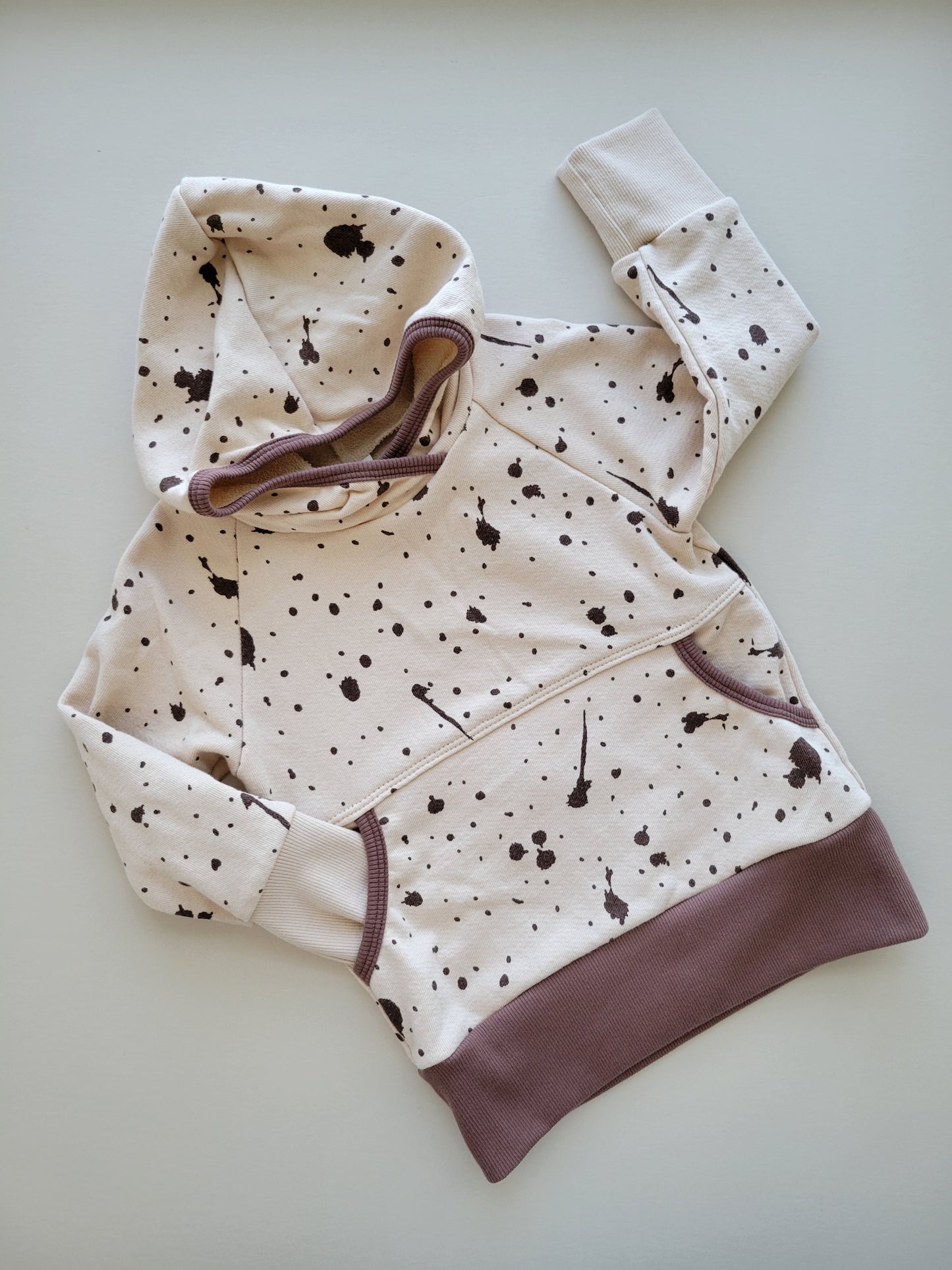 Cream Splatter Classic Hoodie