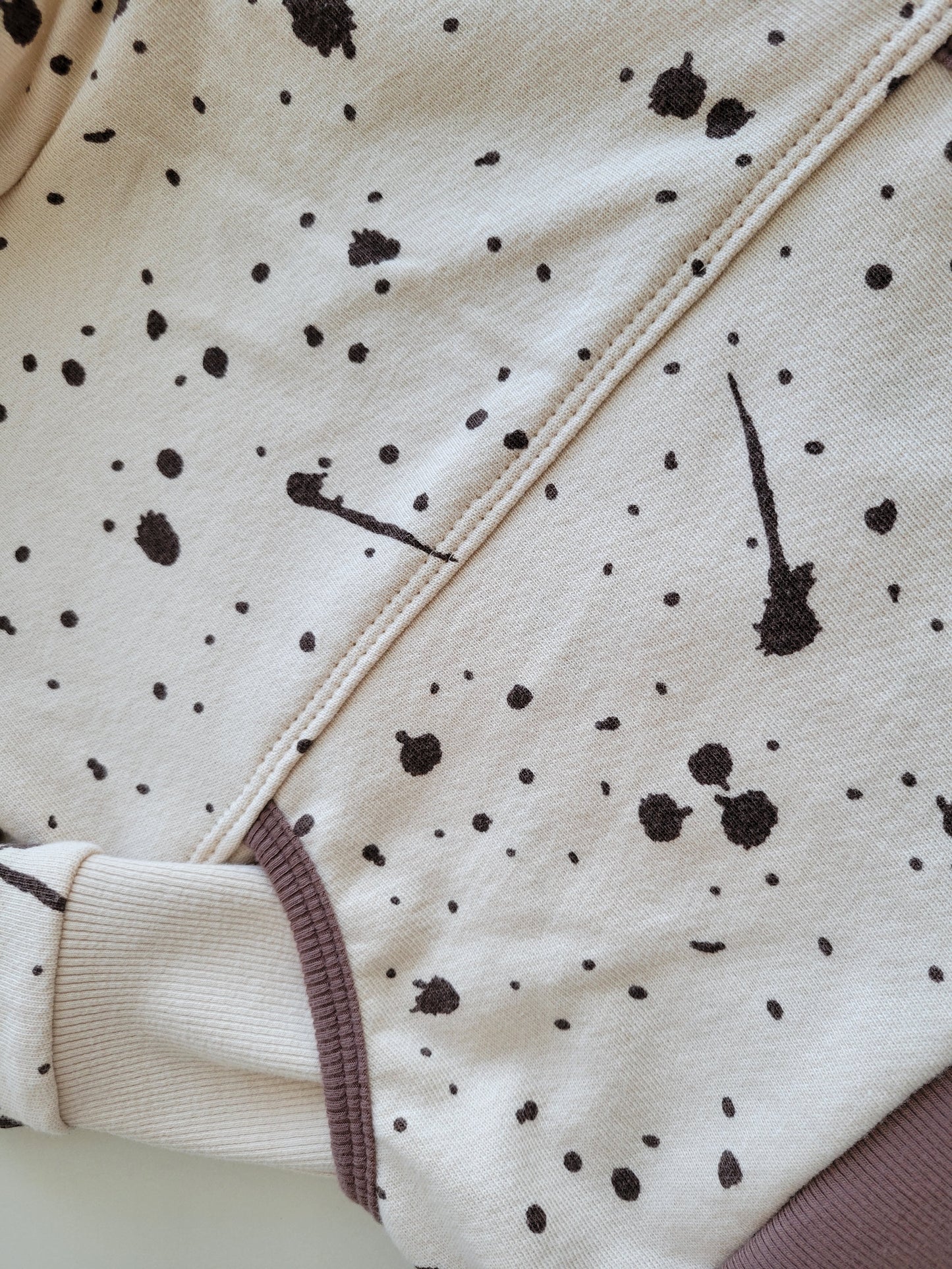 Cream Splatter Classic Hoodie