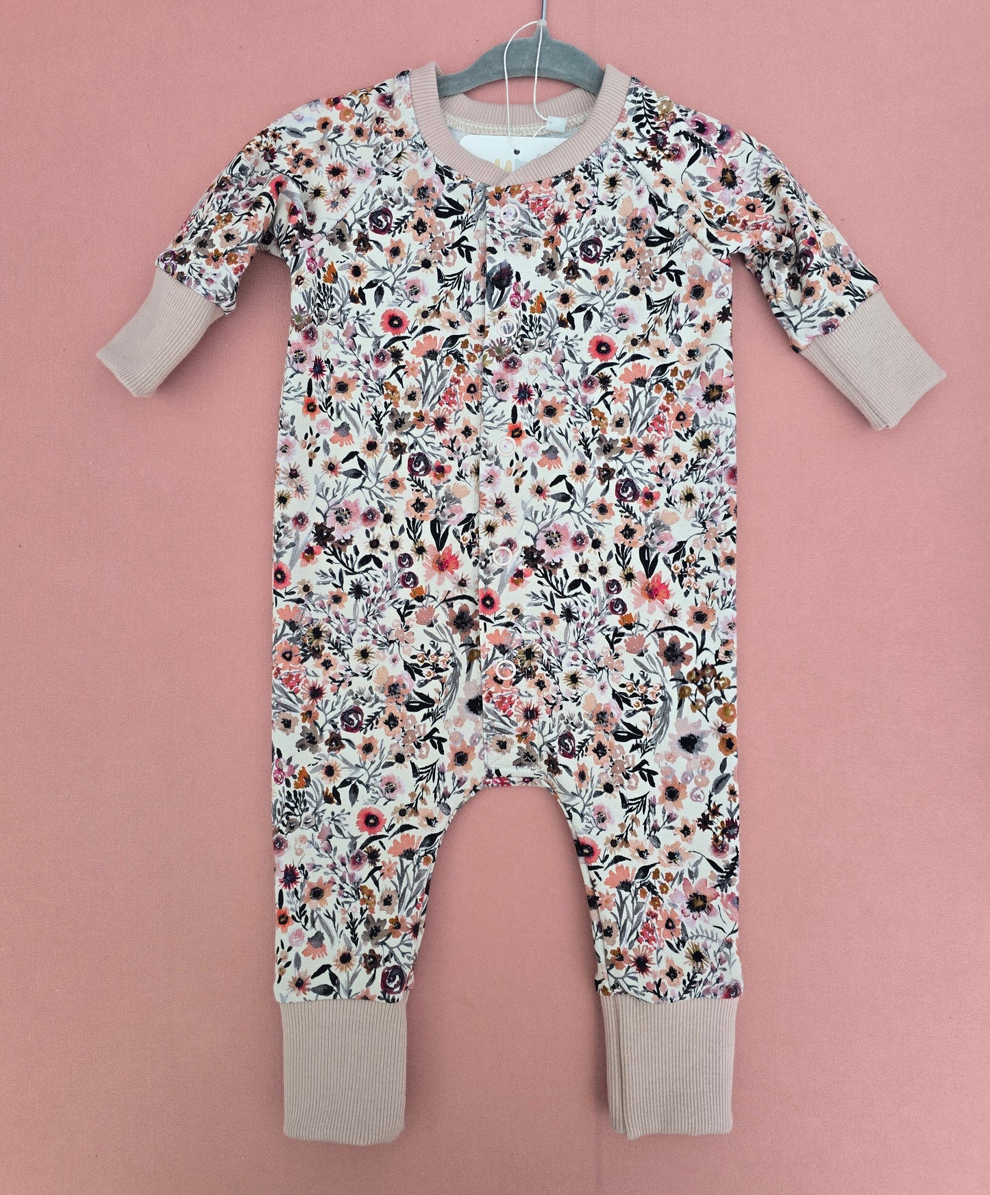 Wild Flower Raglan Romper