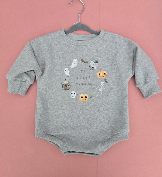 "My First Halloween" Bubble Romper