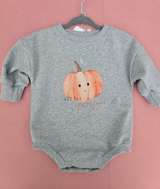 Little Pumpkin Bubble Romper
