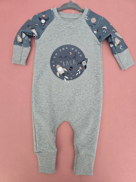 "Too The Moon" Organic Cotton Romper