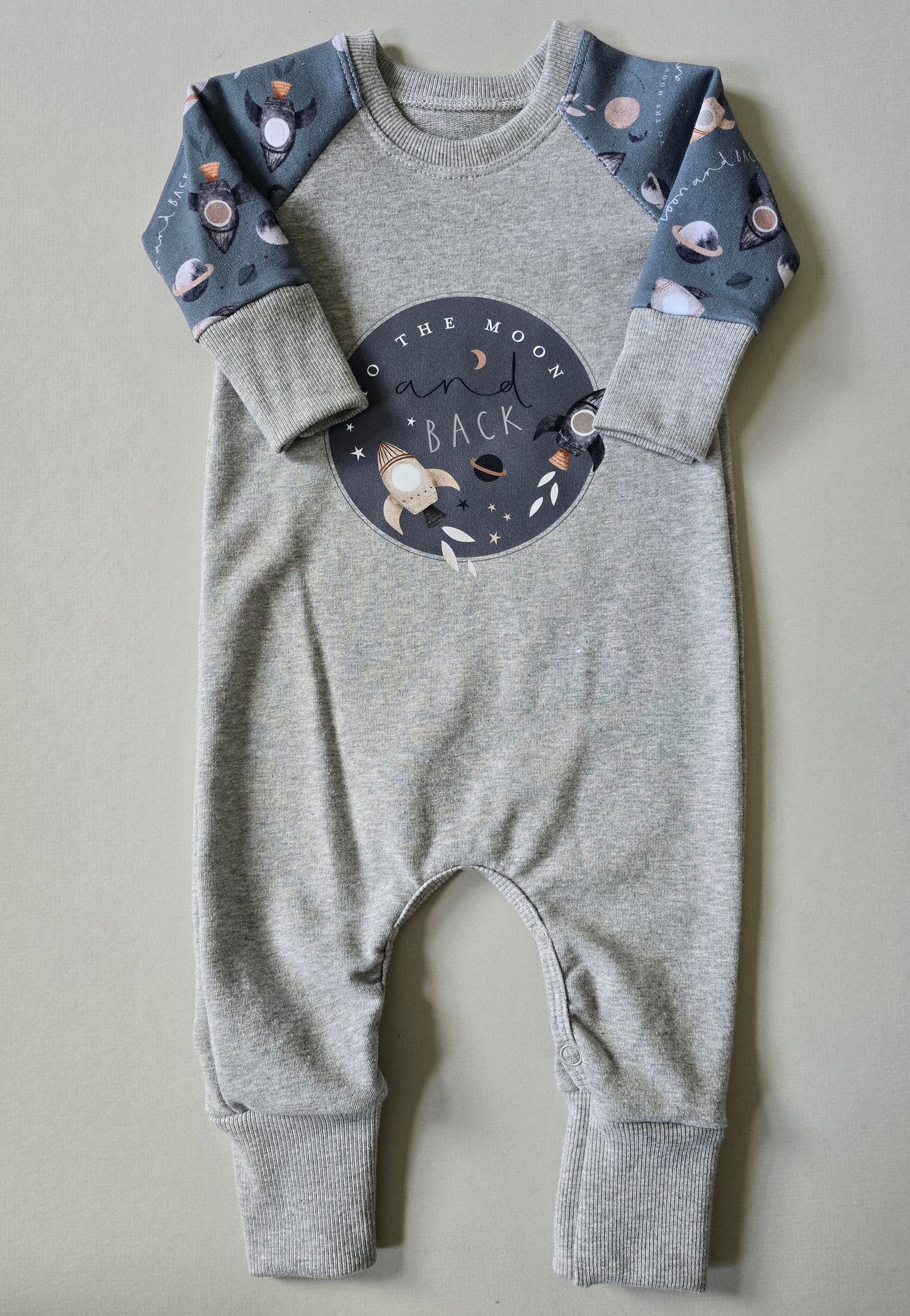 "Too The Moon" Organic Cotton Romper