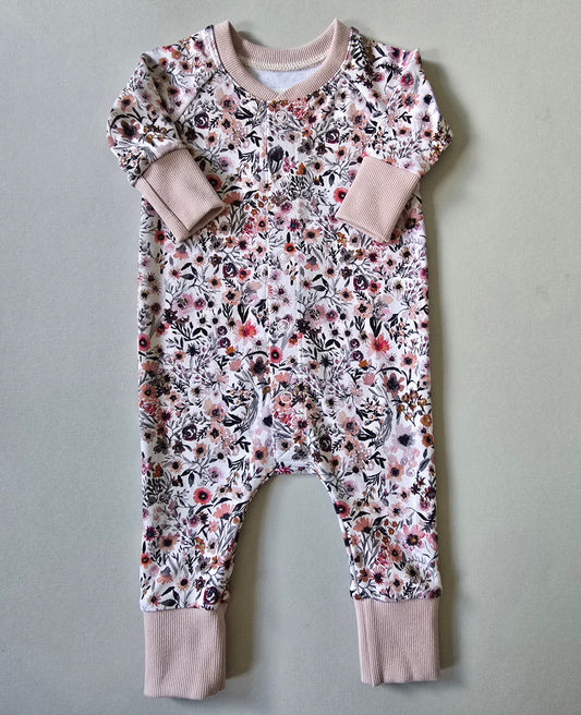Wild Flower Raglan Romper