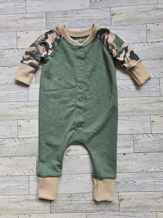 Camo Raglan Romper